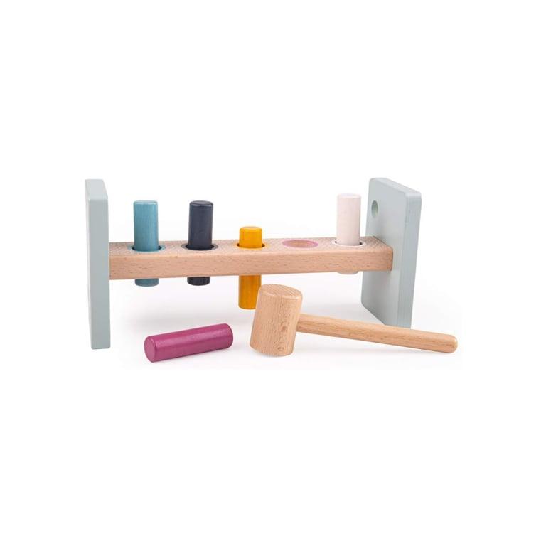 Montessori Bigjigs Toys Wooden Hammer Bench