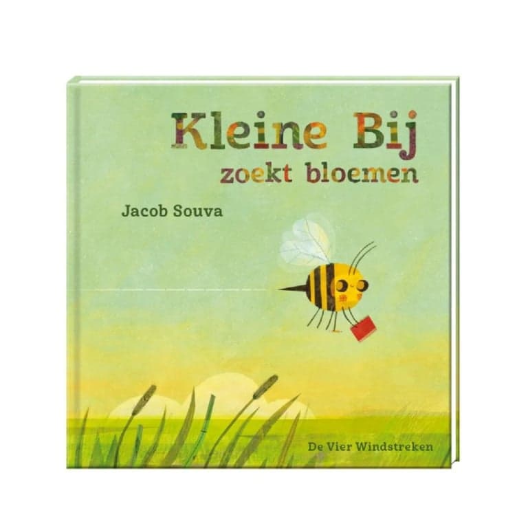 Kleine bij Zoekt Bloemen