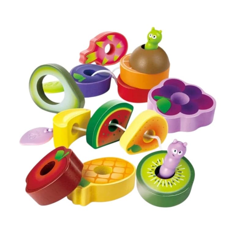 Hape Caterpillar Fruit Feast Set of 16