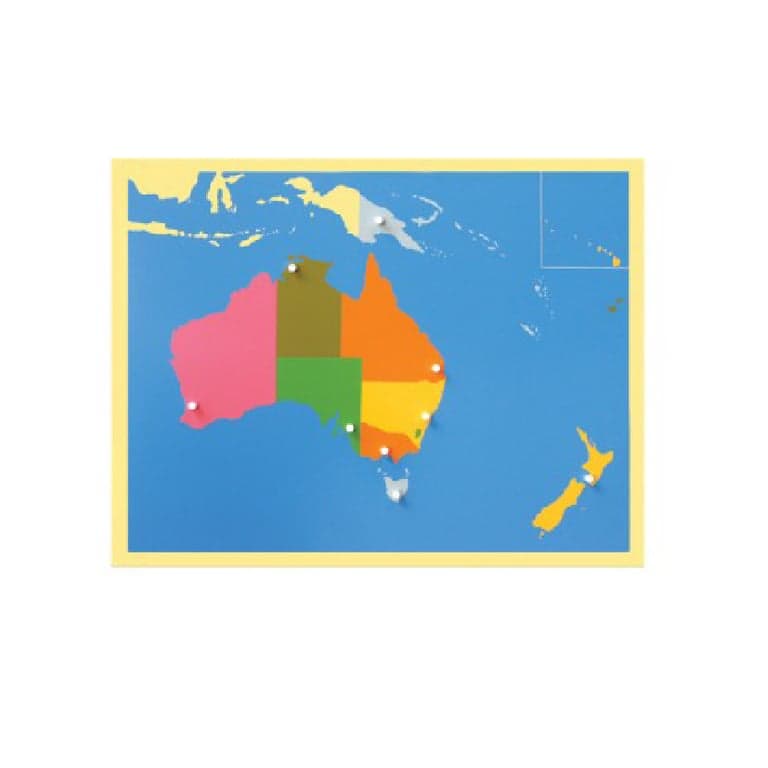 Montessori Bruins Montessori Puzzle Map of Australia