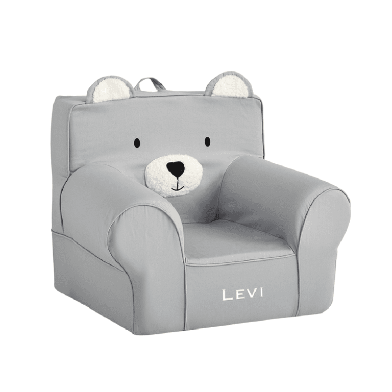 Montessori Pottery Barn Kids Reading Chair Anywhere Chair Twill Bear