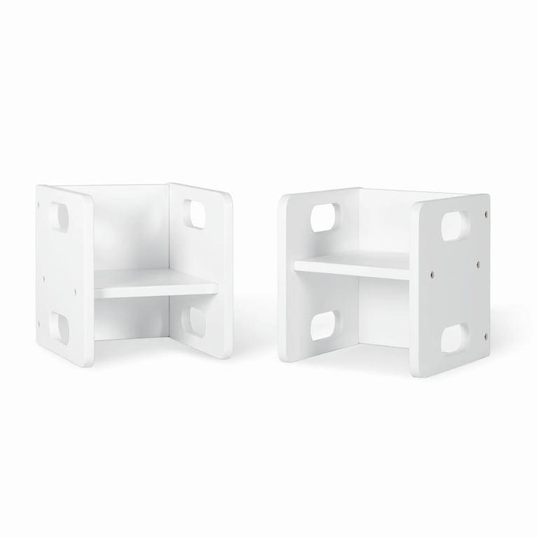 Montessori My Happy Helpers Cube Chair White Twin Pack