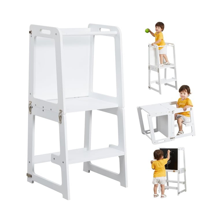 Montessori Onirw 4-in-1 Learning Tower White