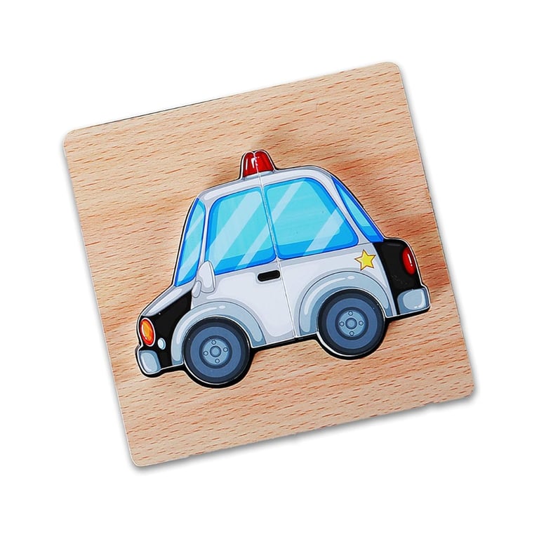 Montessori Driddle4Little Jigsaw Puzzles Car