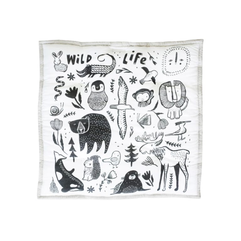 Montessori Wee Gallery Wildlife Reversible Playmat