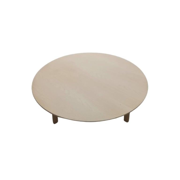 Montessori ZerenceDesign Round Low Table 70 cm With 20 cm Legs Light