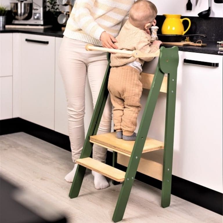 Family SCL Toddler Tower Khaki/Natural