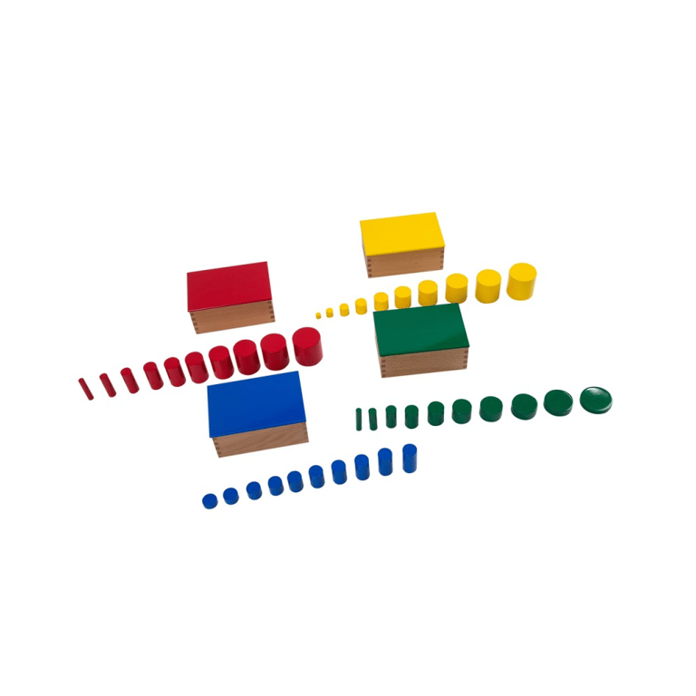 Montessori E&O Montessori Set of Knobless Cylinders