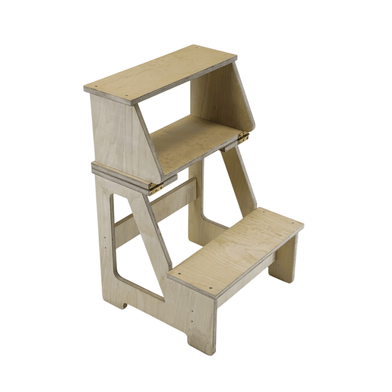 Montessori Family SCL Foldable Seat & Climbing Helper Not Painted