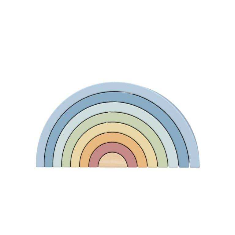 Tooky Toy Rainbow Stacker Pastel