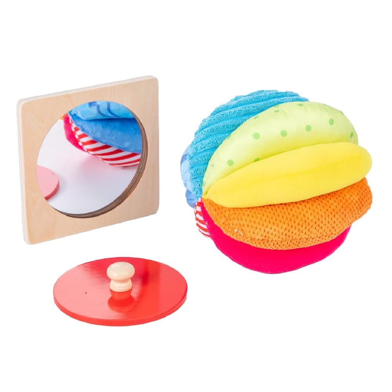 Montessori Adena Montessori Puzzle Ball With Peek-A-Boo Knob Mirror