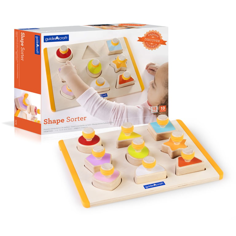 Montessori Guidecraft Shape Sorter