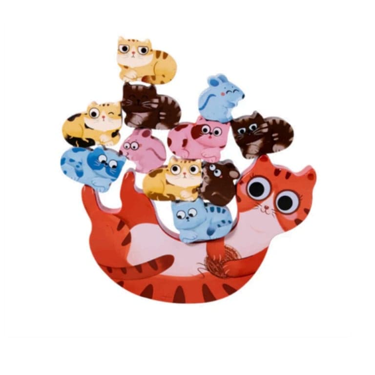 Joymaxx Balance Stacker Toy Cats