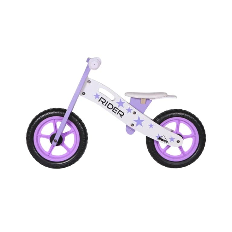 Montessori Kobe Toy Company Wooden Balance Bike Purple