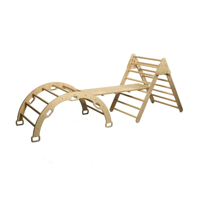 Kidodido Climbing Triangle With Arch and Ladder Ramp
