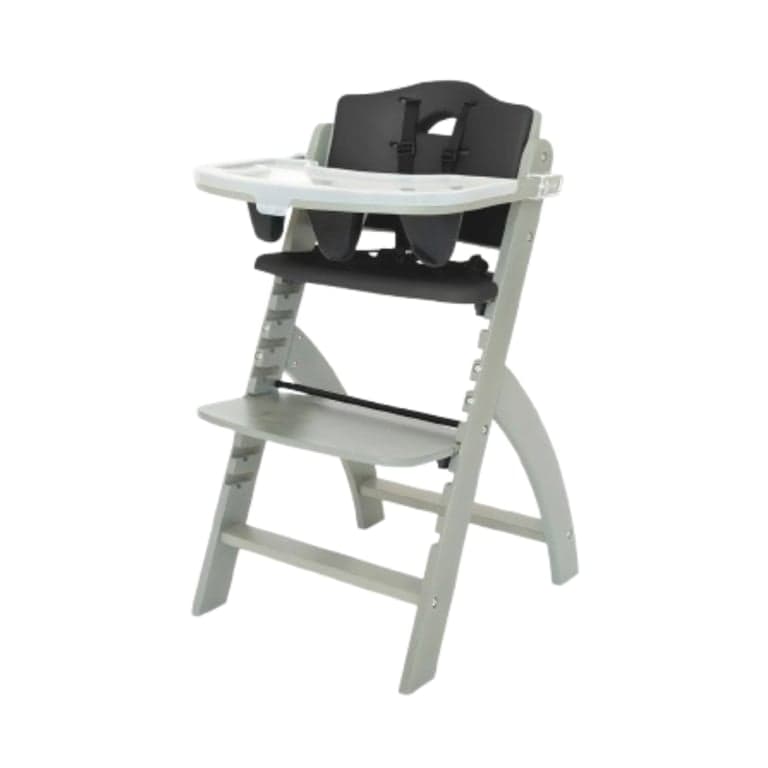 Abiie Beyond Junior High Chair Misty Gray Black Pearl