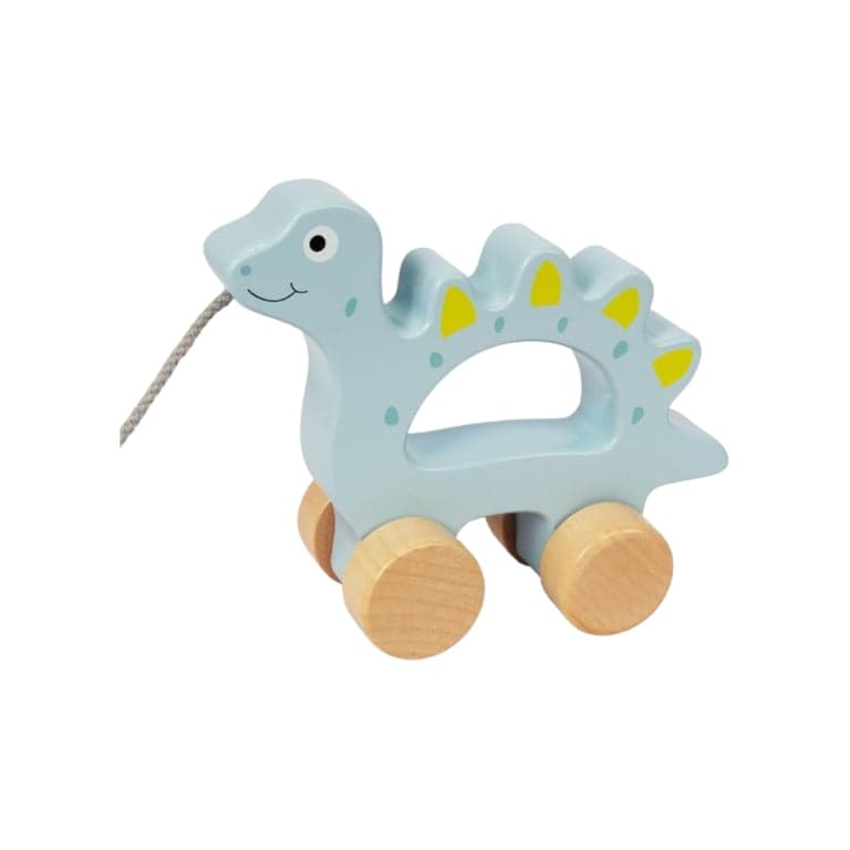 WoodenEdu Pull Along Toy Dinosaur