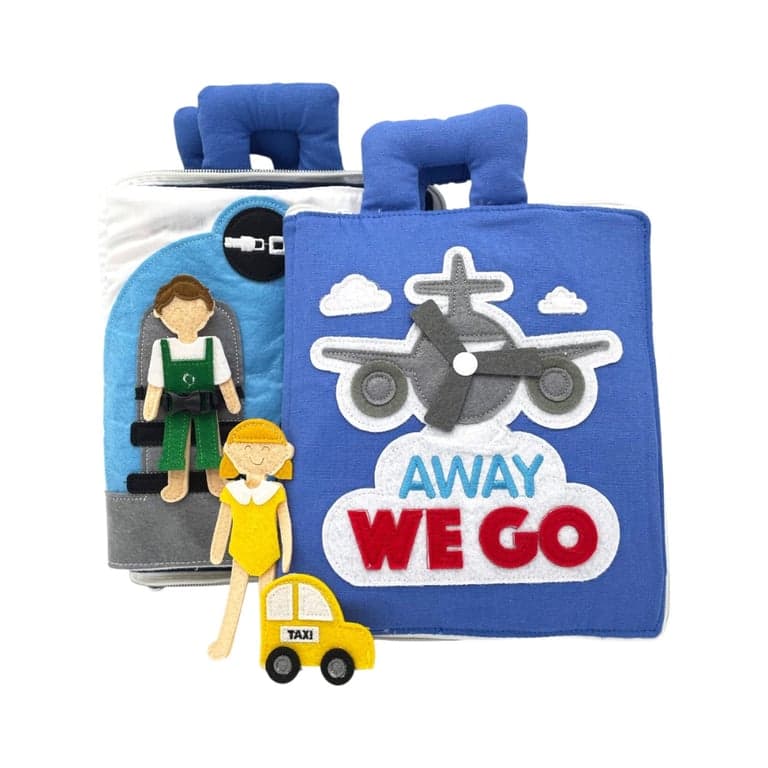 Curious Columbus Away We Go Quiet Busy Book - Free Kit!