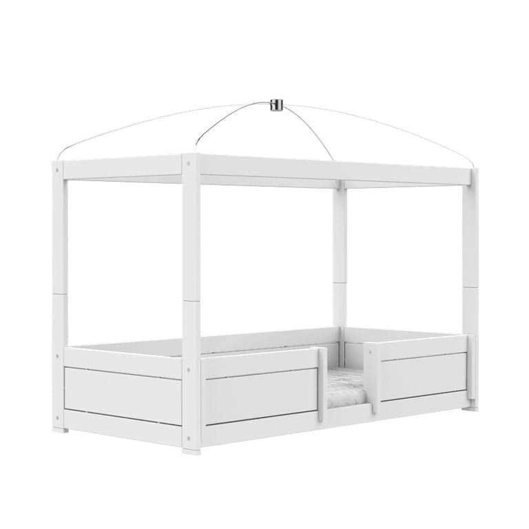 LIFETIME Kidsroom 4-in-1 Bed with Canopy White Deluxe
