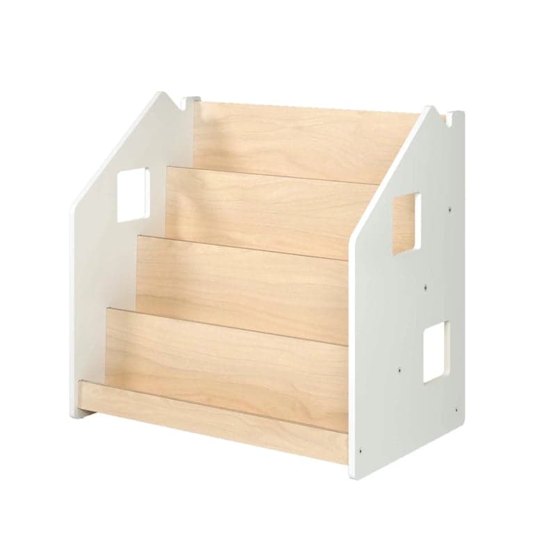 Busy Kids Bookshelf White