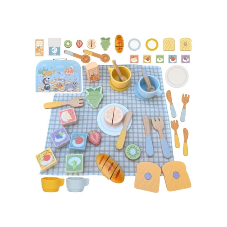 Tooky Toy Cutting Toy Picnic Set