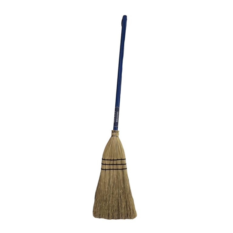 Montessori Meckley Brooms Child-Sized Corn Broom Blue