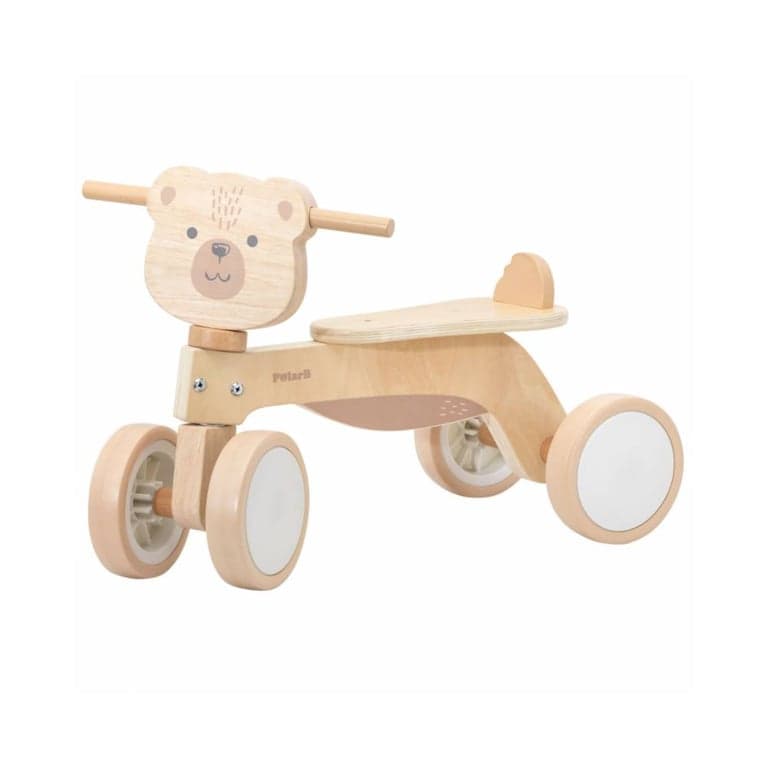PolarB 4-Wheel Balance Bike Teddy Bear