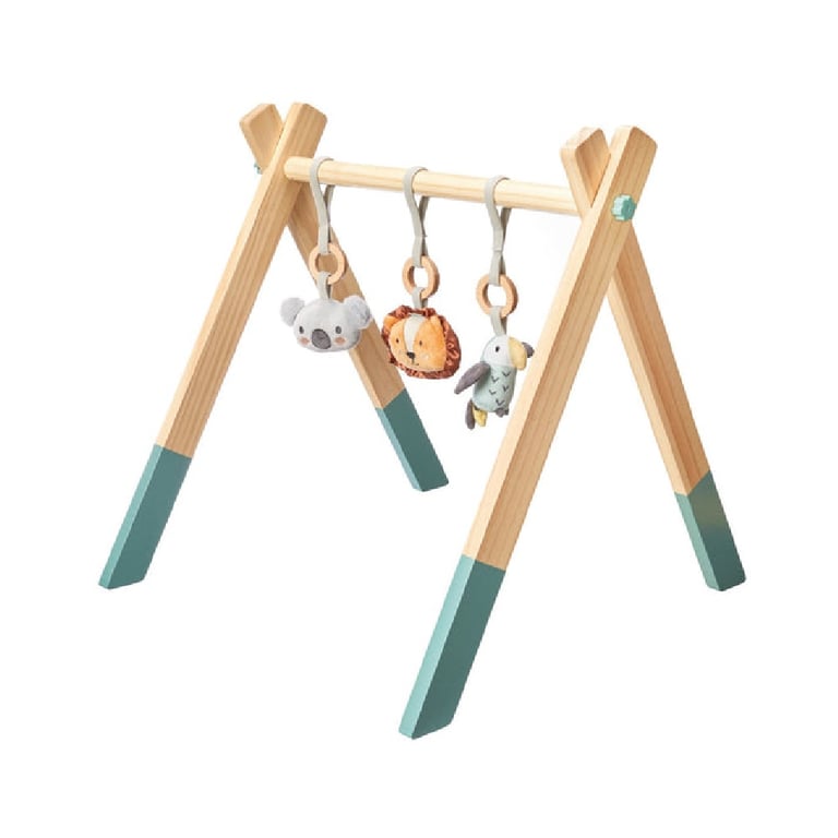 Montessori Nuby Animal Adventures Wooden Play Gym