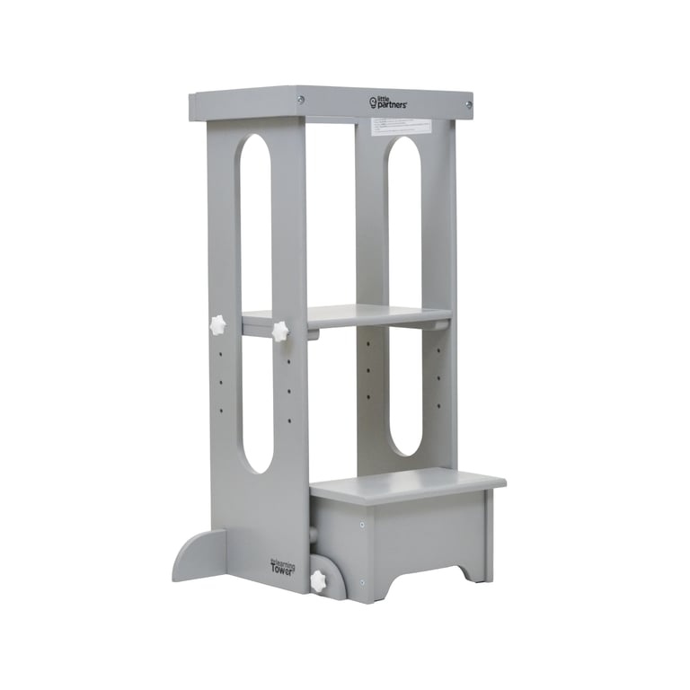Montessori Little Partners Explore 'N Store Learning Tower Silver Drop