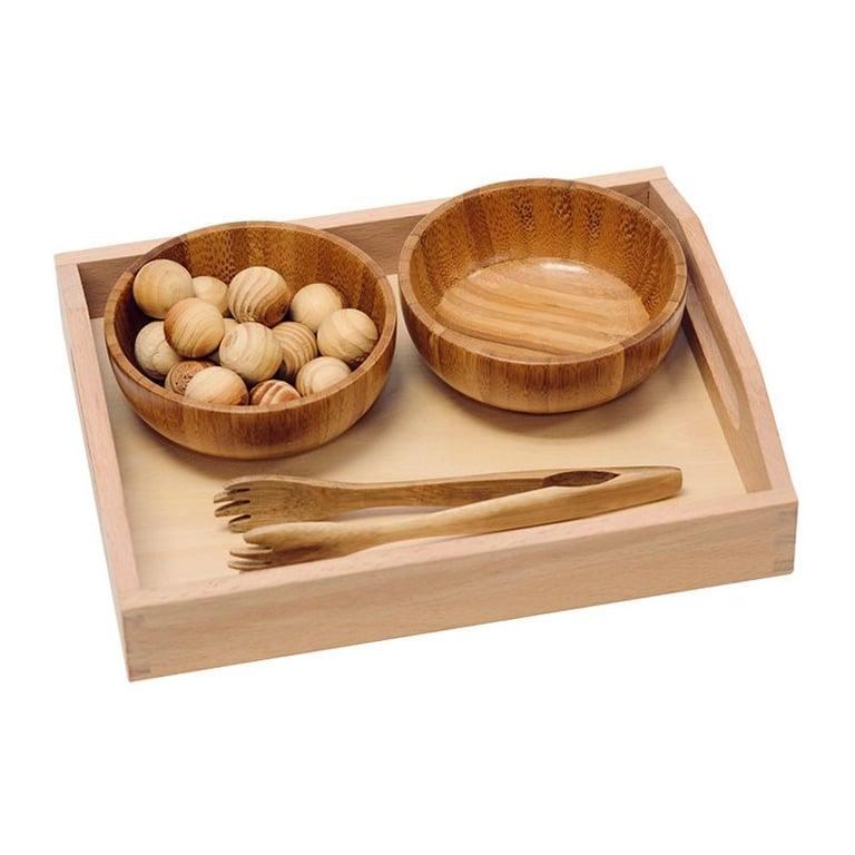 Montessori Kid Advance Montessori Set of Camphor Balls Transfers Using Tongs