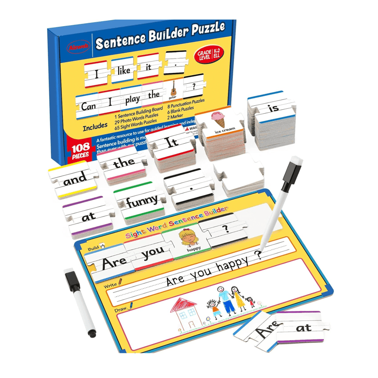 Montessori Aizweb Sentence Building Sight Word Game