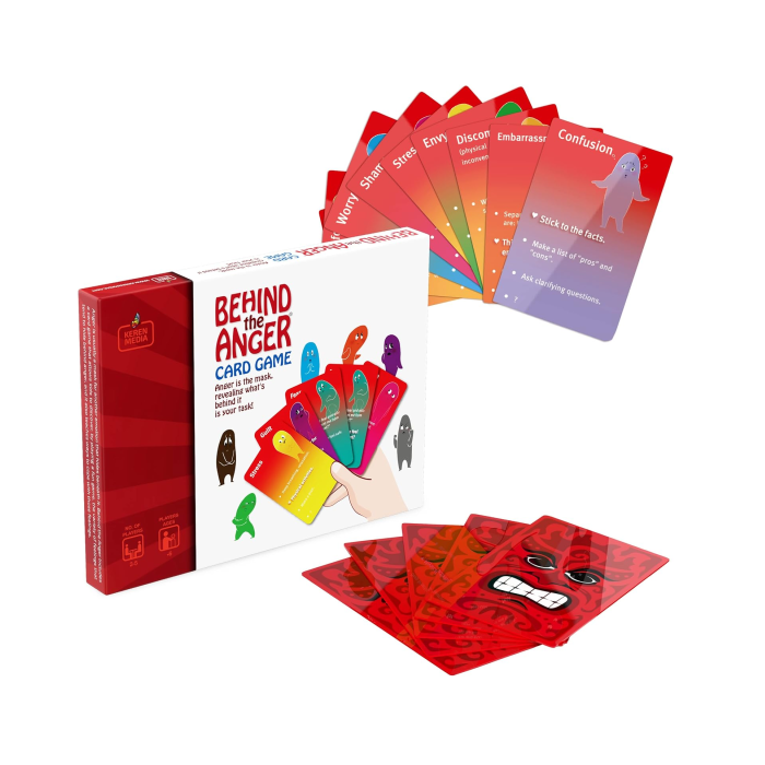 Montessori Behind The Anger Conversational Card Game