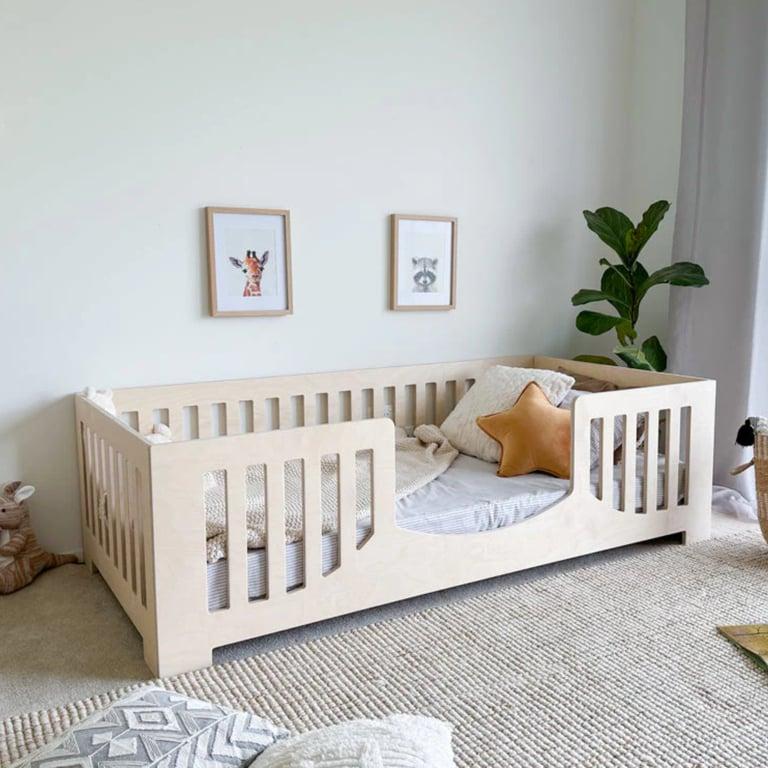 Montessori Magic of wood Scandi Floor Bed Ply King Single