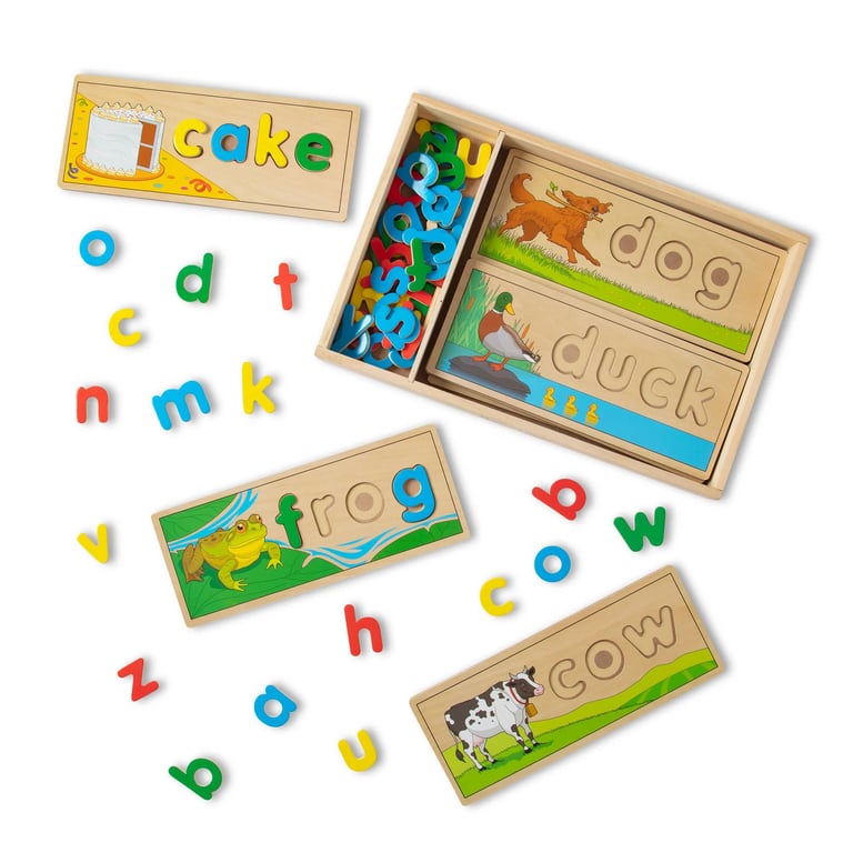 Montessori Melissa & Doug See & Spell Learning Toy English