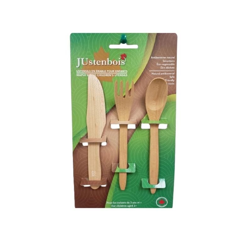 Montessori JUstenbois Maple Wood Cutlery