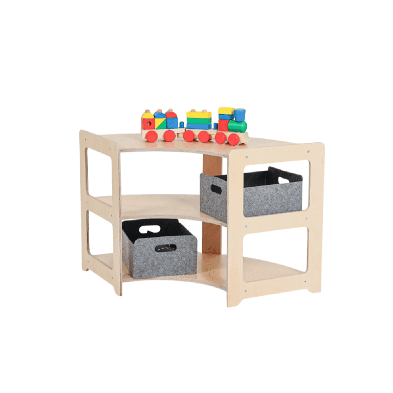 Montessori Katehaa Corner Toy Shelf