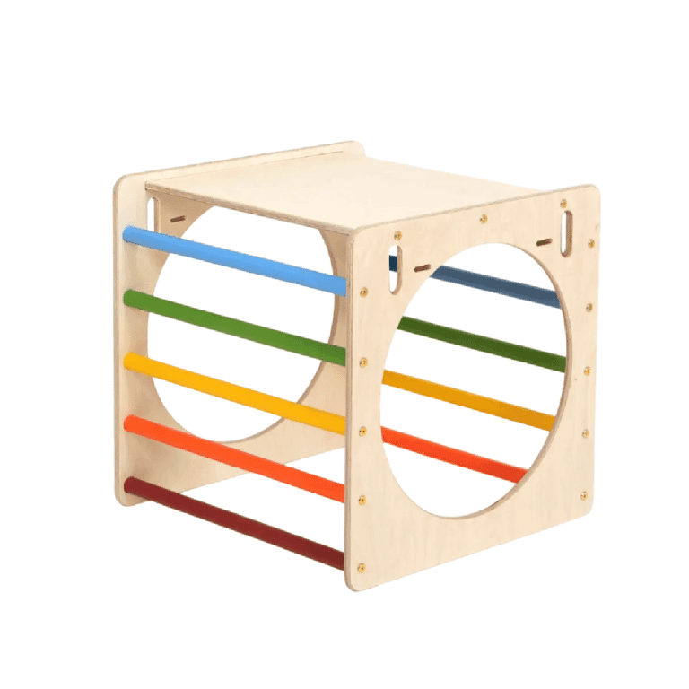 Montessori Katehaa Explorer Climbing Cube Rainbow