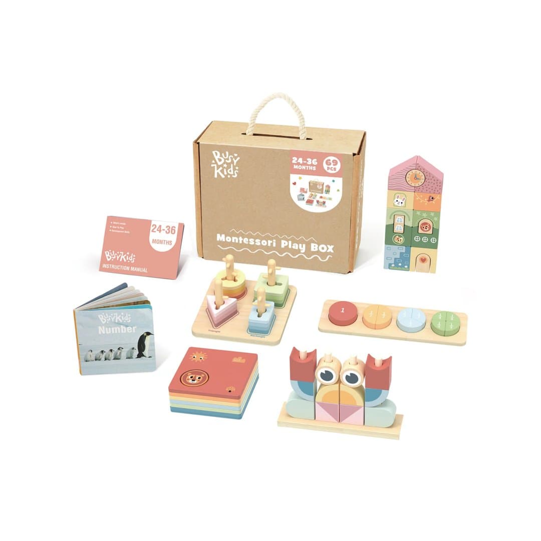 Busy Kids Montessori Play Box Set 24-36 Months