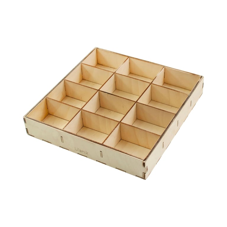 Montessori Ulanik Montessori Sorting Tray 12 Sections