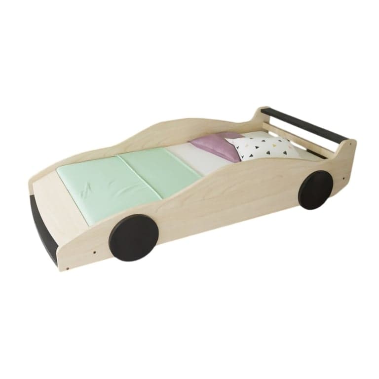 Benlemi Car Bed Ferrari F40 Transparent Oil Black 160 x 80