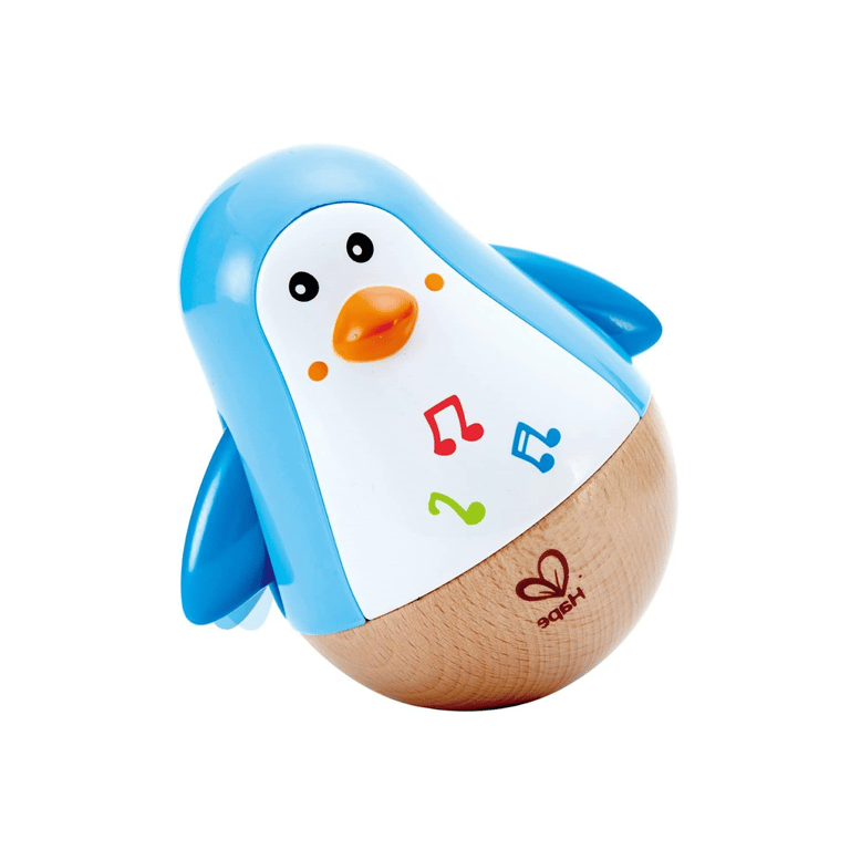 Montessori Hape Penguin Musical Wobbler Blue