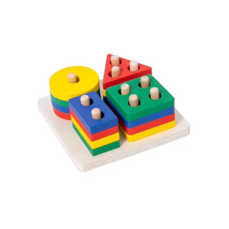 Montessori Seaside-Montessori Color Recognition Blocks Square