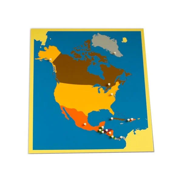 Montessori Montessori Outlet Puzzle Map of North America