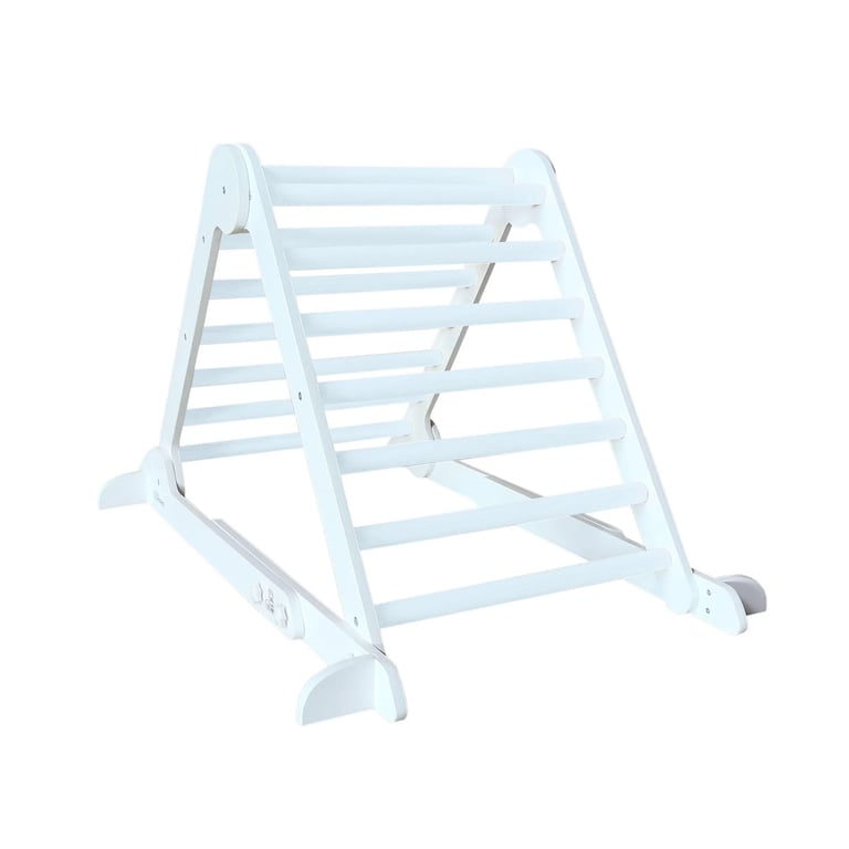 Montessori Little Partners Learn 'N Climb Triangle Soft White