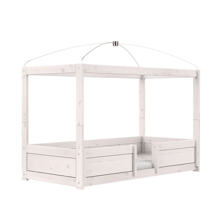 LIFETIME Kidsroom 4-in-1 Bed with Canopy Whitewash Deluxe