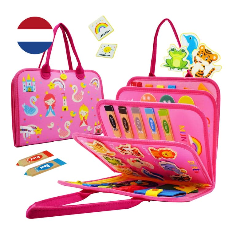 Montiplay Montessori Book Pink