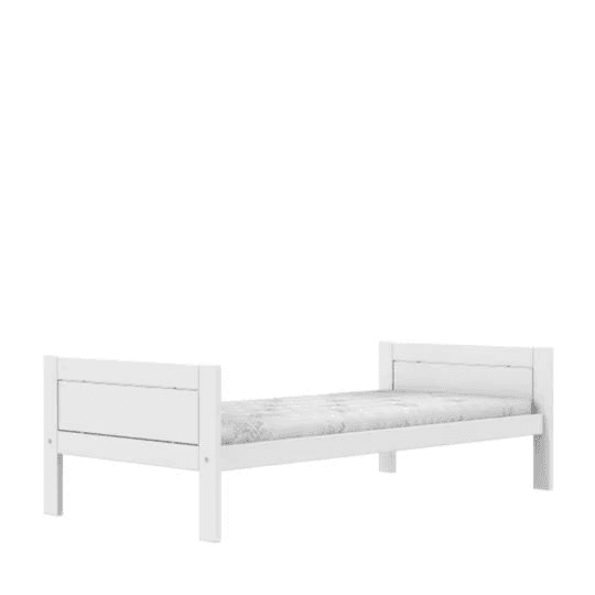 LIFETIME Kidsroom Single Bed for Children's Room 90 x 200 cm White Premium