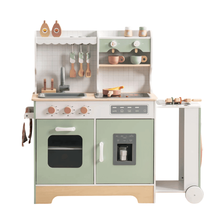 Robud Wooden Play Kitchen Set Expandable