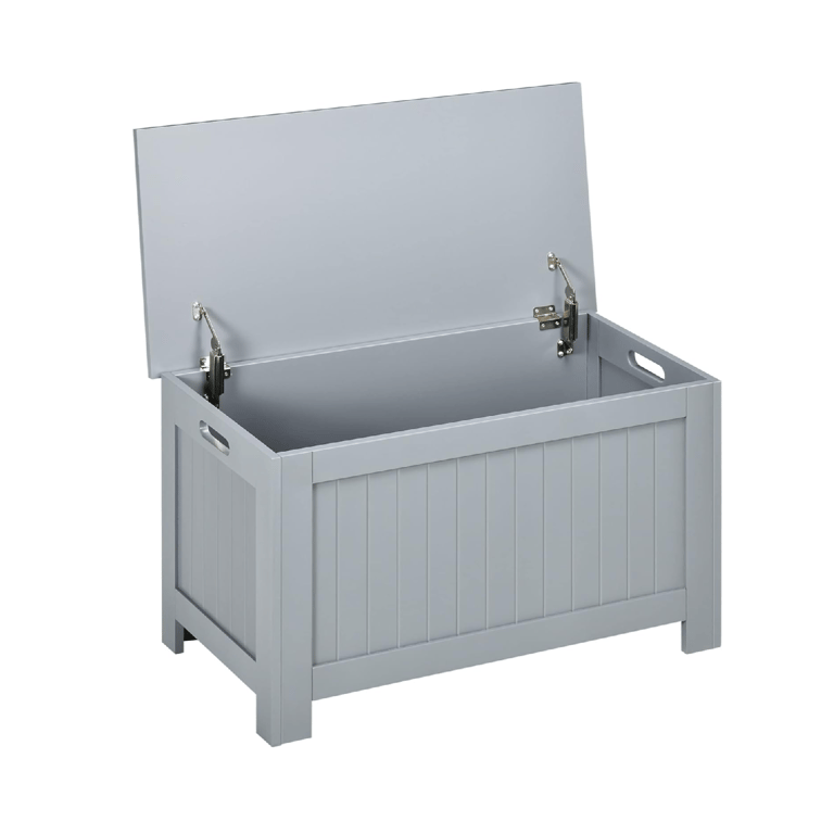 Montessori HOMCOM Storage Bench Gray