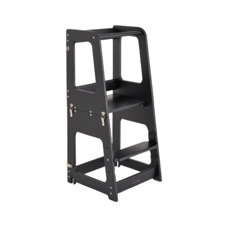 Montessori Piccalio Mini Chef Convertible Helper Tower Black